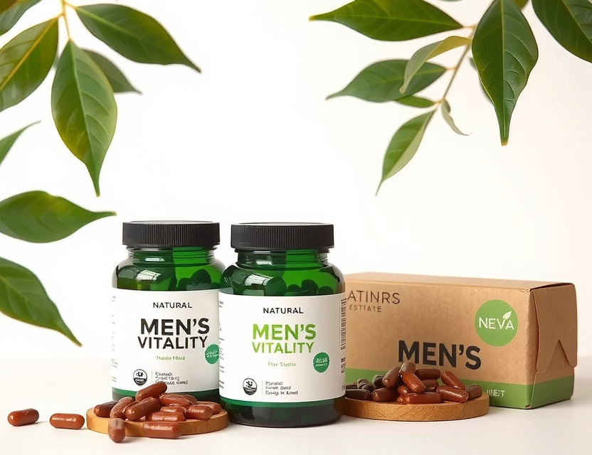 Natural men's vitality supplements